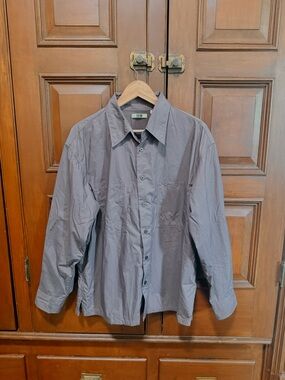 Uniqlo U Utility shirt Taupe / Yurple